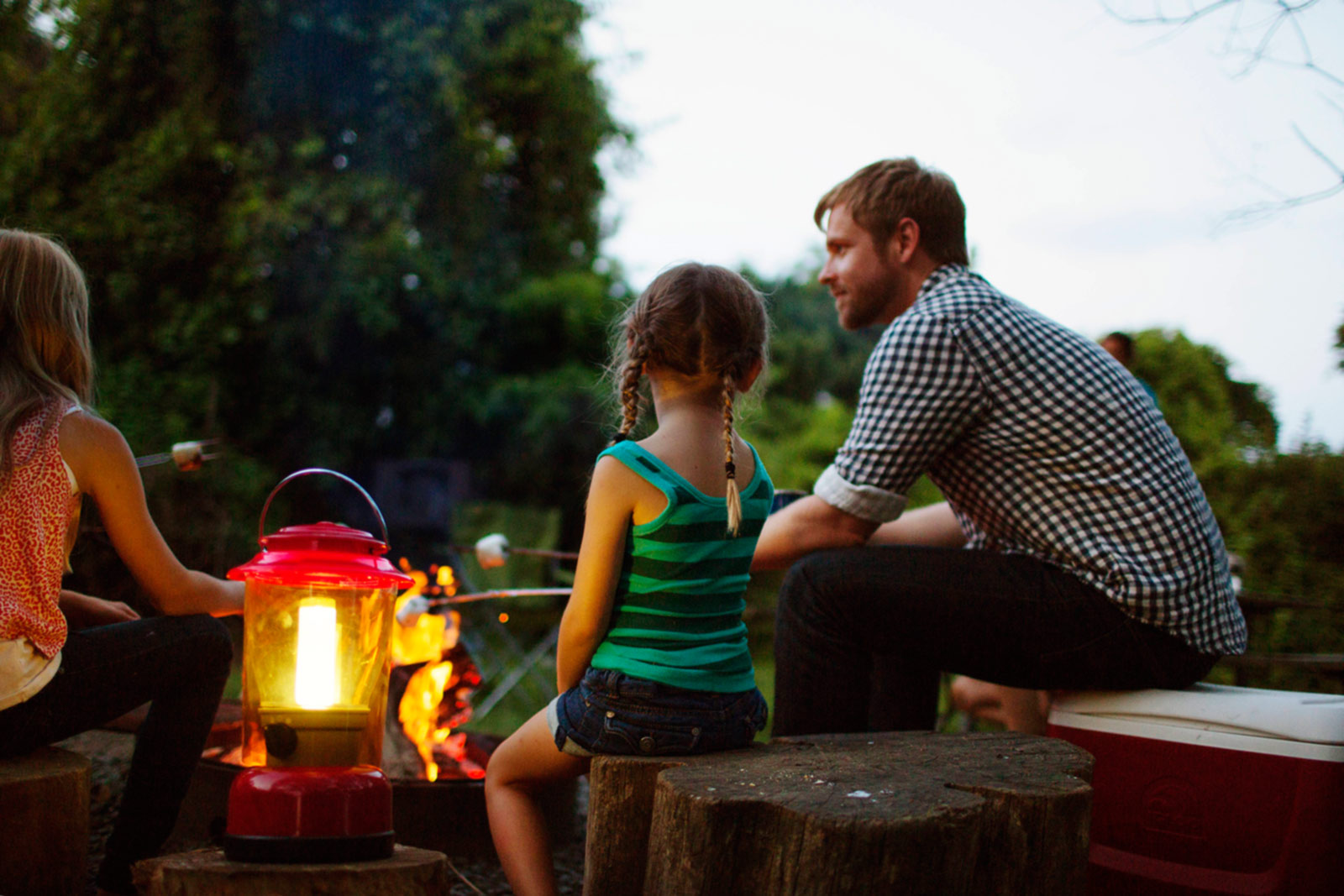 family campfire